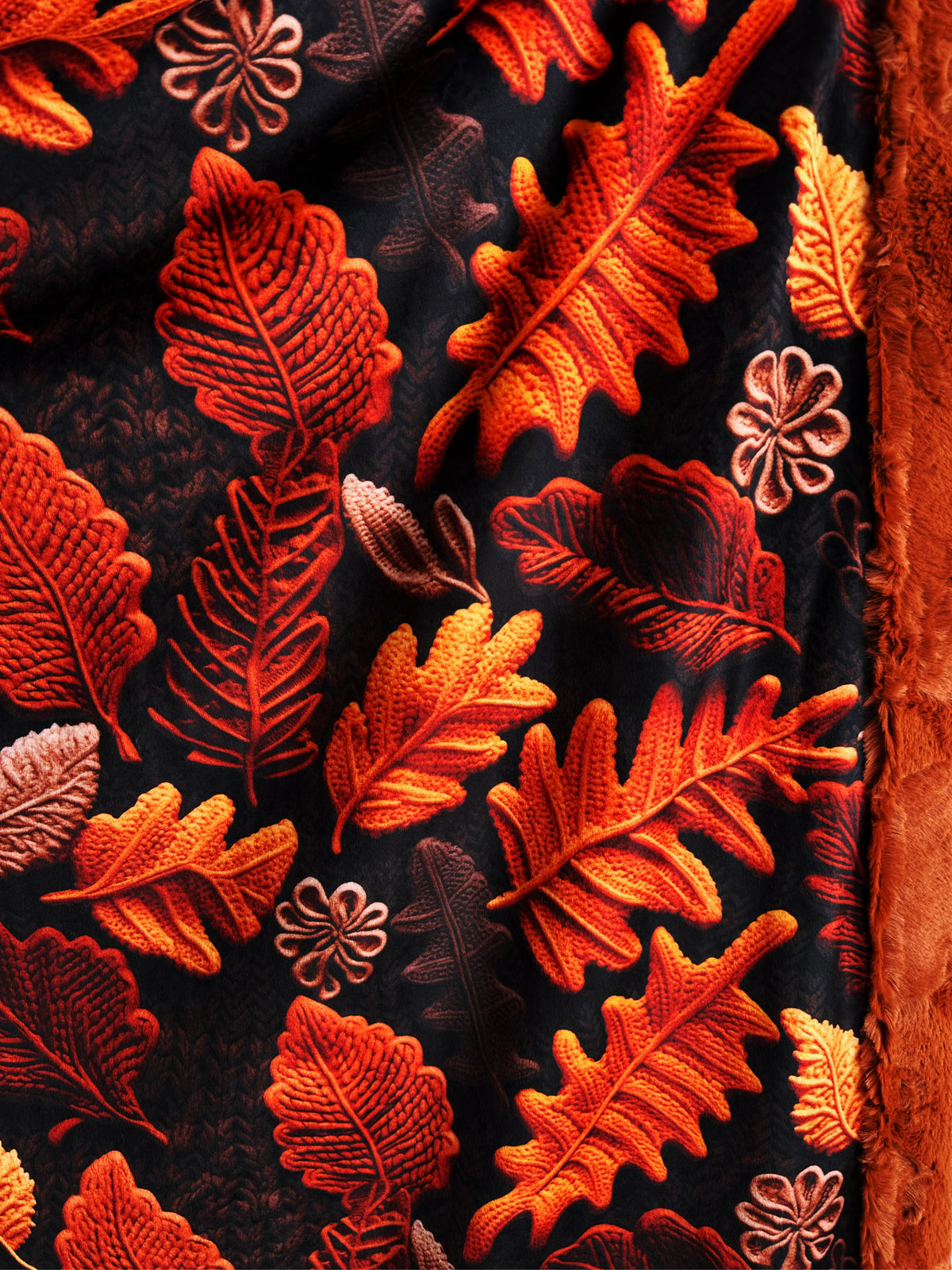 Rust Autumn Leaves XL Adult Size