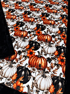 Fall Shimmer Beauty Pumpkins XL Adult Size