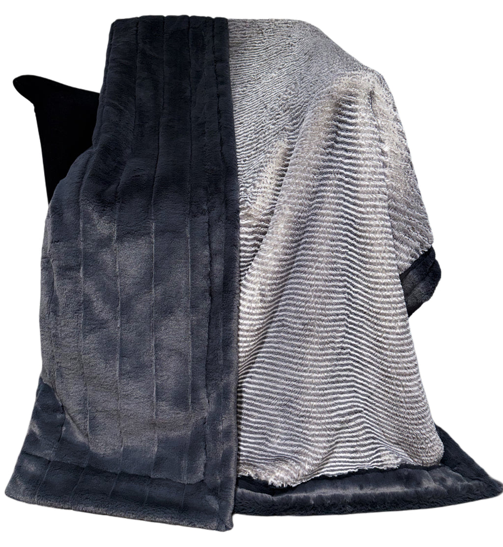 Extra Luxe Tinsel Snowy Owl + Sydney Throw Size
