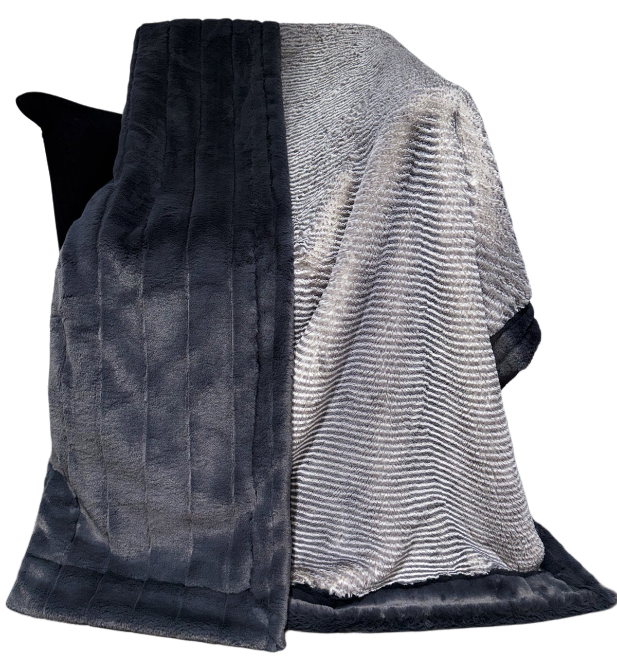Extra Luxe Tinsel Snowy Owl + Sydney Throw Size