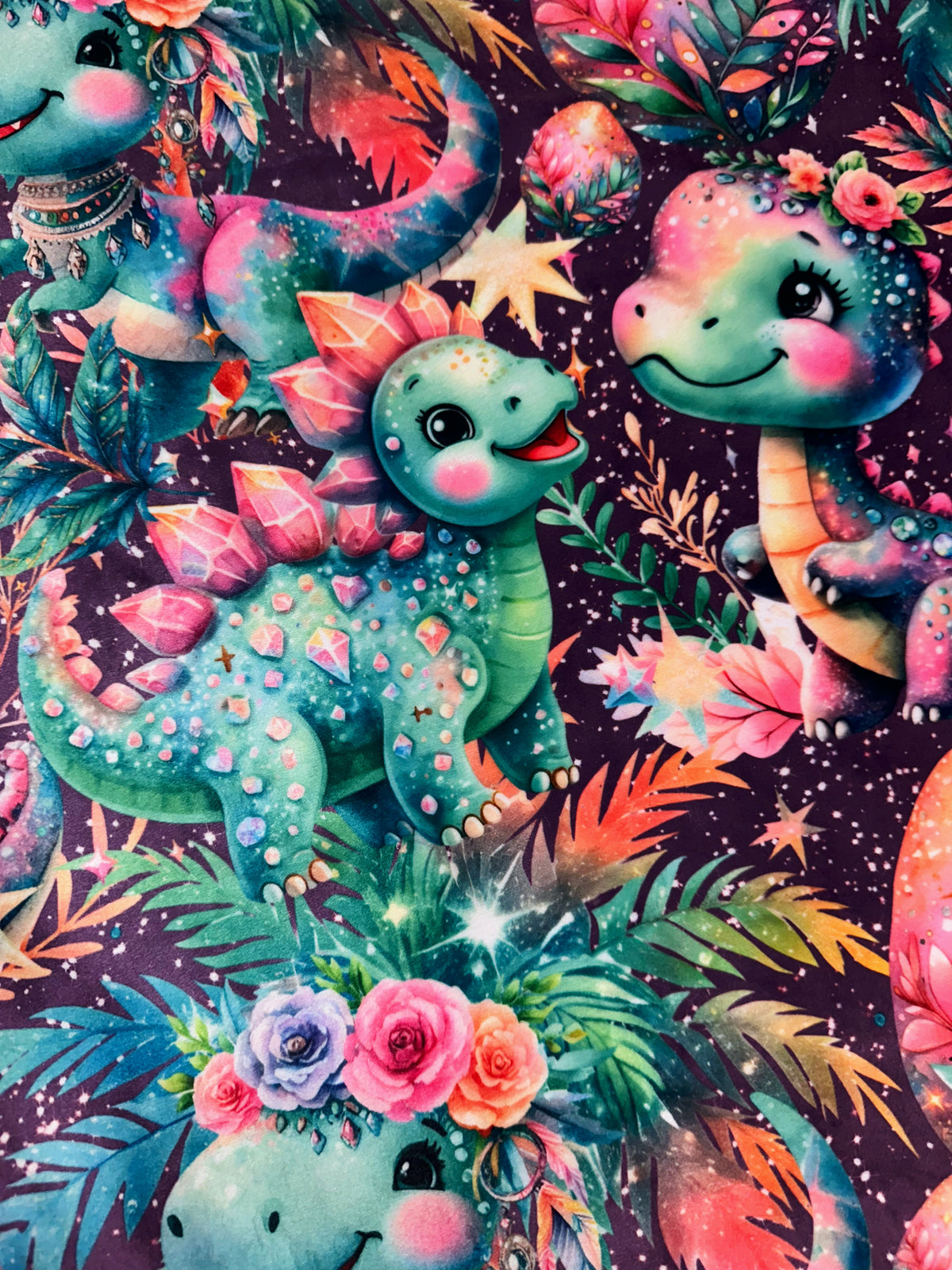 Crystal Dino XL Crib Size