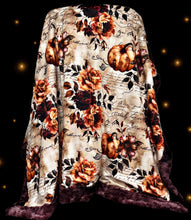 Load image into Gallery viewer, Fancy Floral Pumpkins XL Adult Size