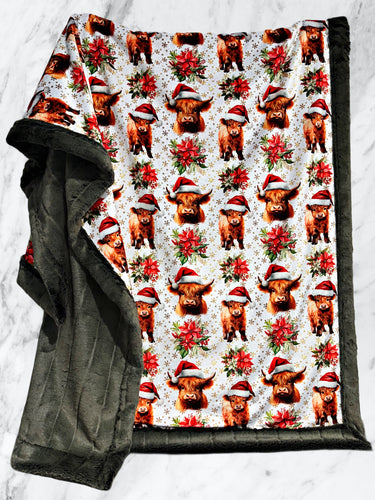 Extra Luxe Highland Cows + Iced Sydney Pine Grove XL Adult Size