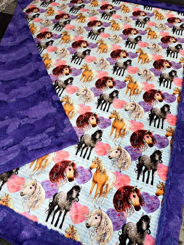 Sweetheart Horses XL Crib Size