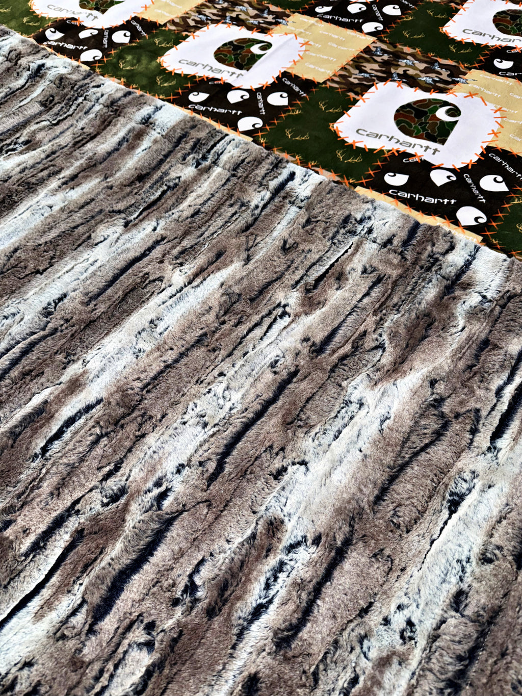 Camo Faux Quilt XL Adult Size