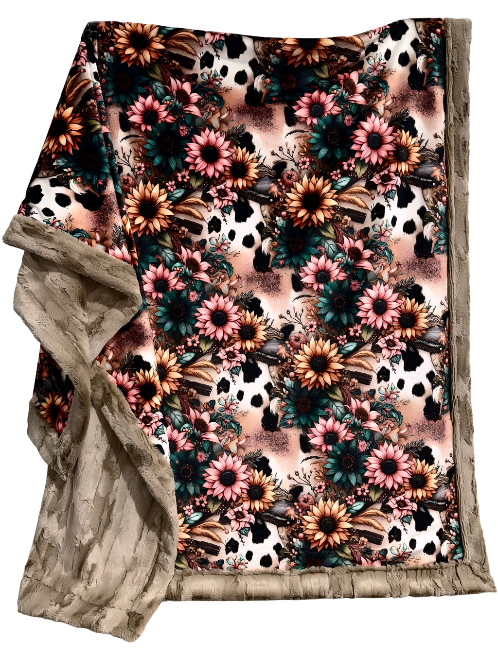 Colorful Sunflower Western XL Adult Size