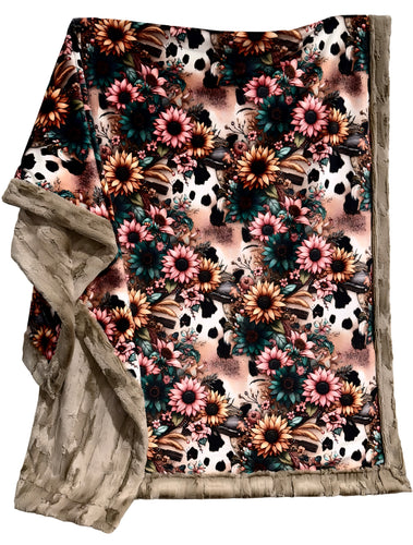 Colorful Sunflower Western XL Adult Size