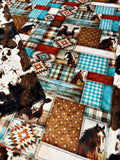 Ranch Faux Quilt XL Adult Size