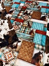 Load image into Gallery viewer, Ranch Faux Quilt XL Adult Size