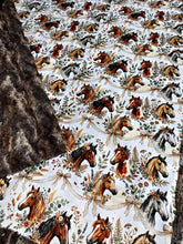 Load image into Gallery viewer, Floral Lace Horses XL Adult Size