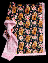 Load image into Gallery viewer, Pretty In Pink Highland Cows XL Adult Size