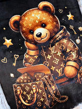 Load image into Gallery viewer, Extra Luxe Sand Dollar Frosted Sydney + Designer Teddy Lovey Size