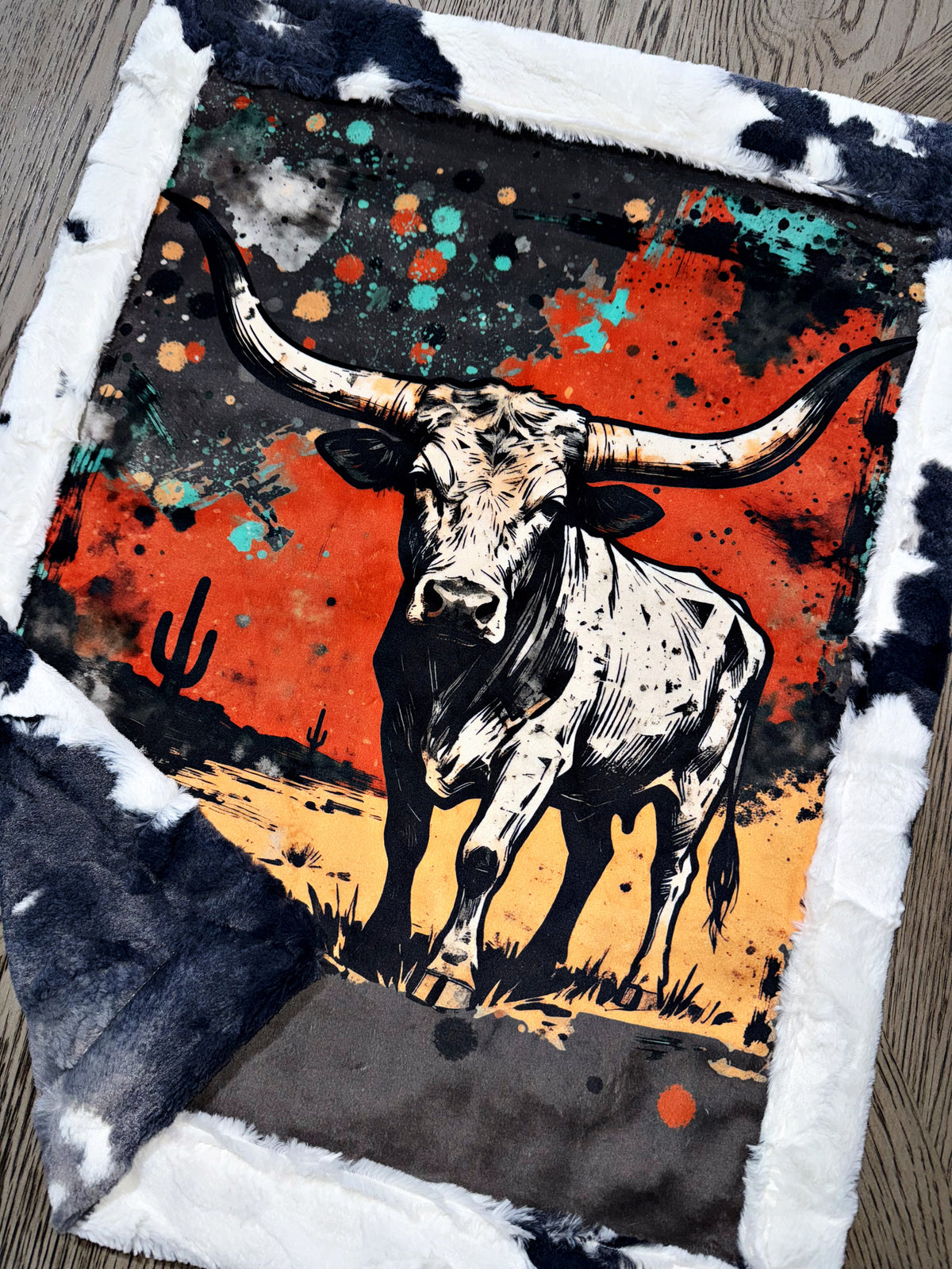 Longhorn Lovey Size