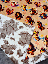 Load image into Gallery viewer, Lion Throw Size