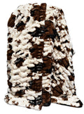 Extra Extra Luxe Ivory Brown Pony Milan Adult Size