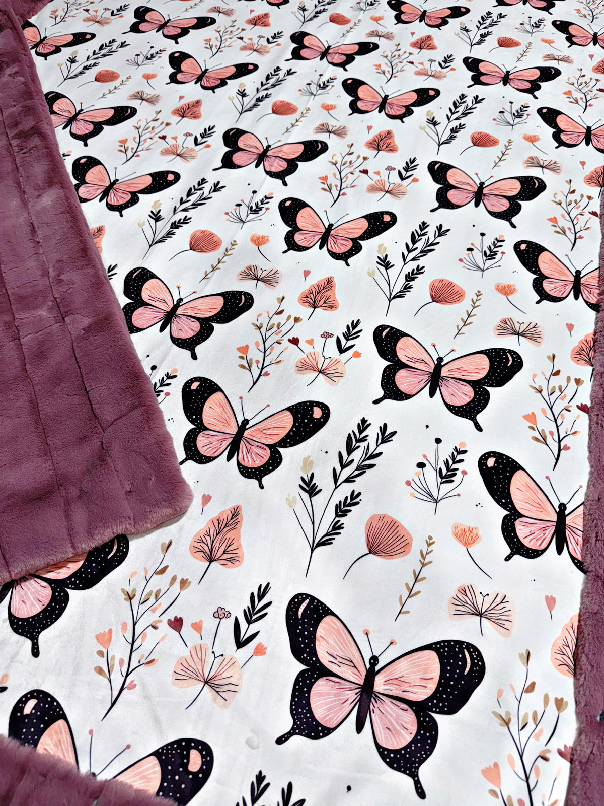 Extra Luxe Sydney Wild Rose + Pretty Butterflies XL Adult Size