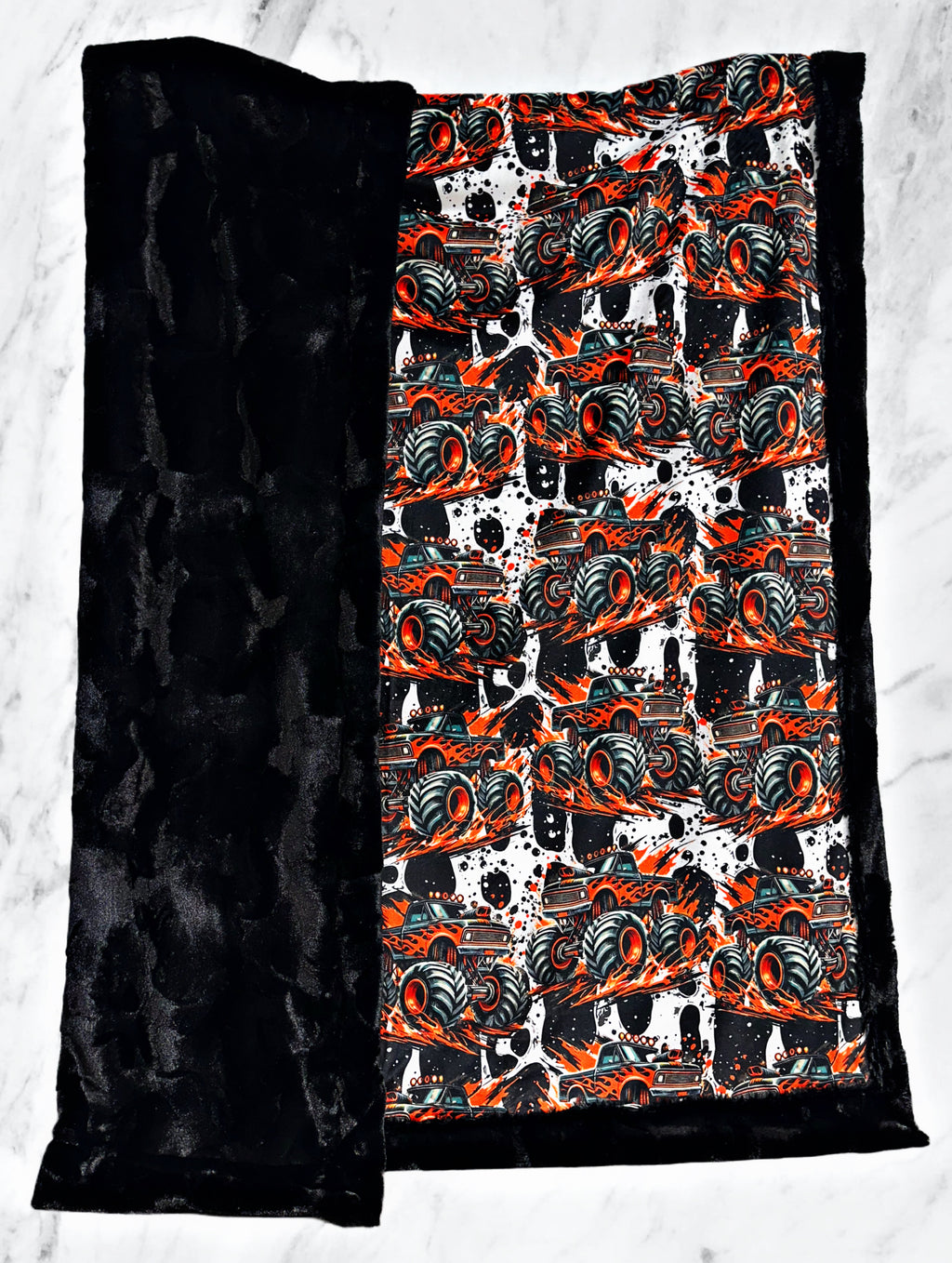 Orange Monster Truck Adult Size