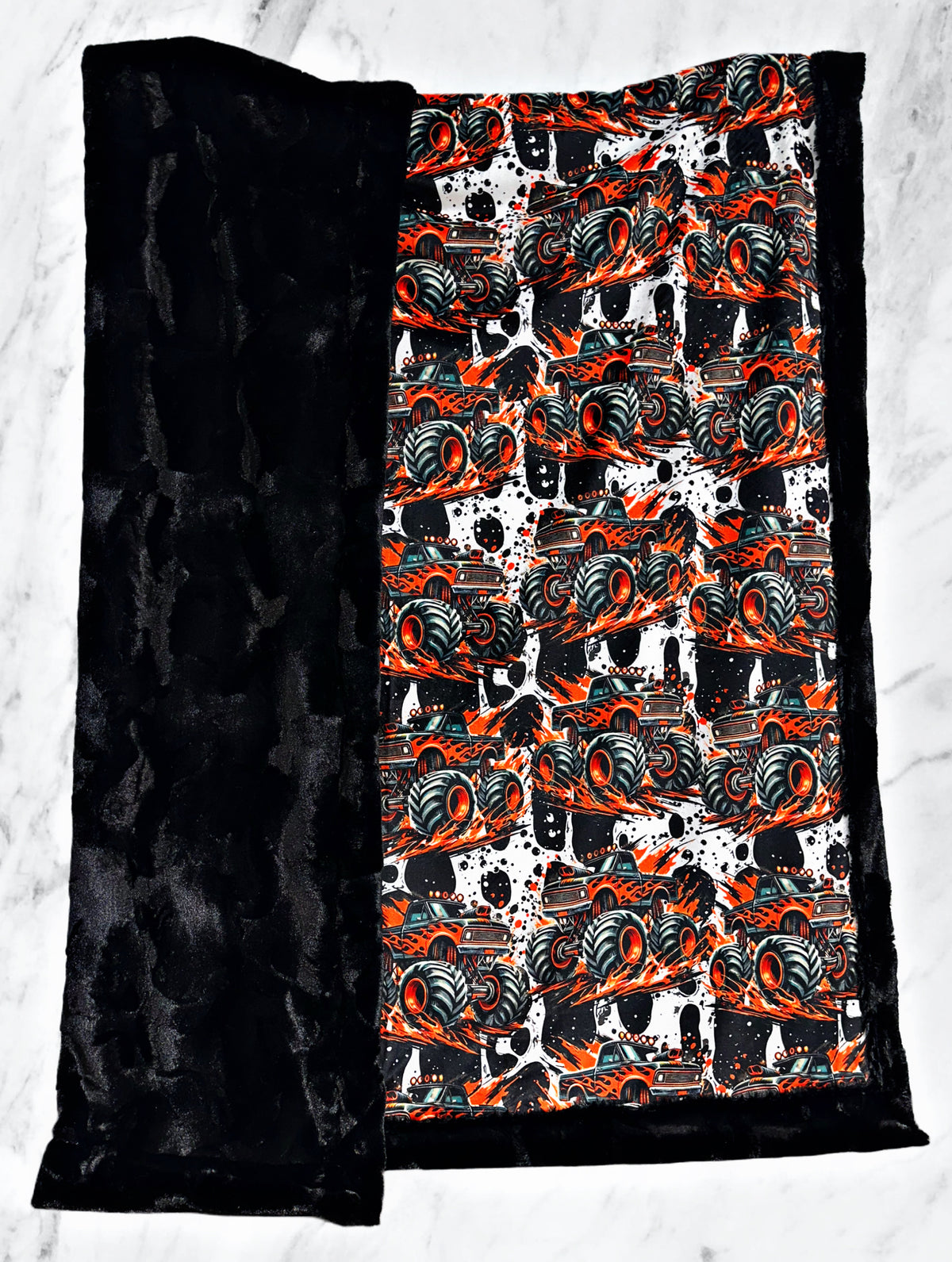Orange Monster Truck Adult Size