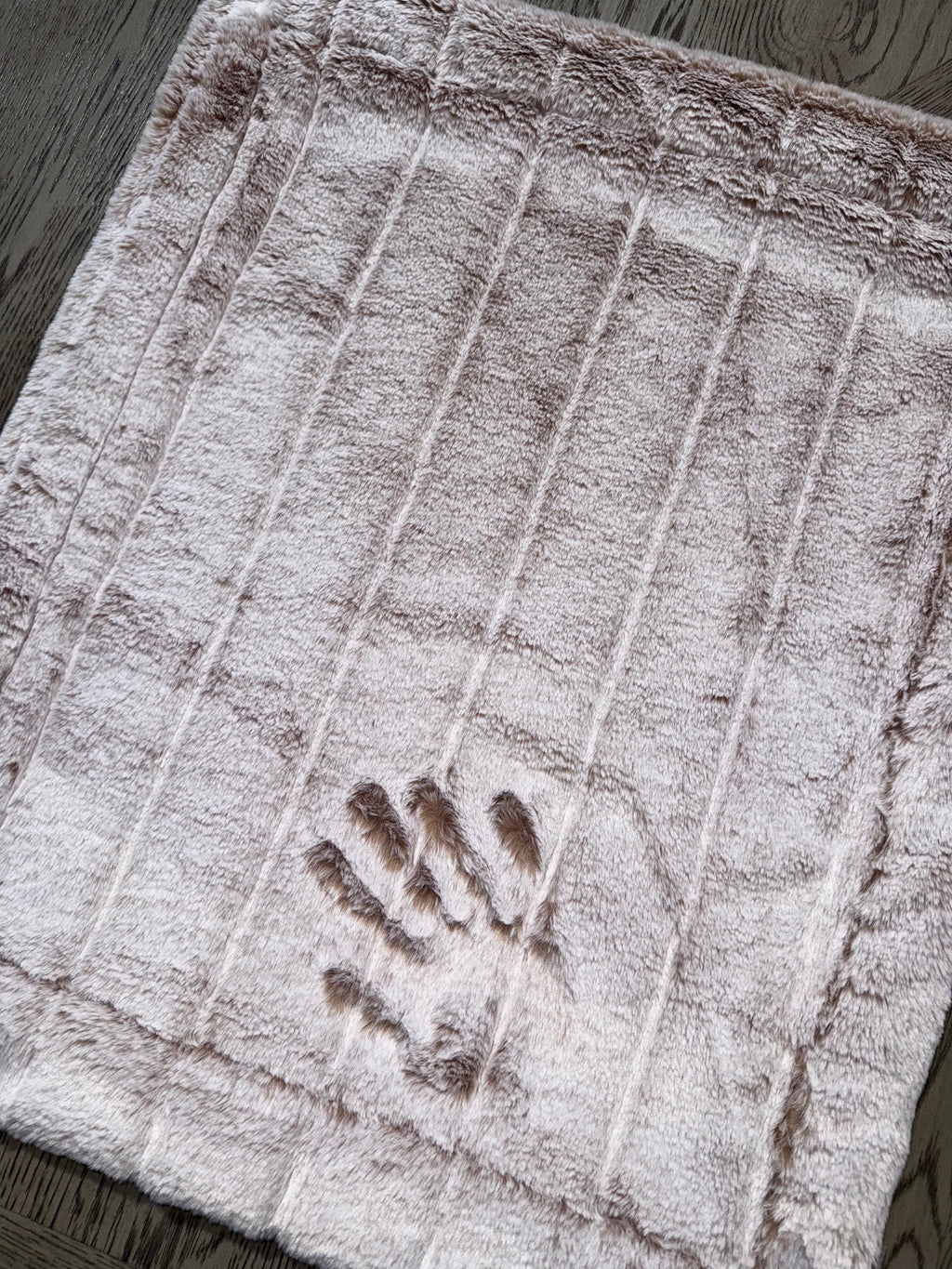Extra Luxe Sand Dollar Frosted Sydney + Designer Teddy Lovey Size