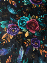 Load image into Gallery viewer, Boho Floral Feathers Xl Adult