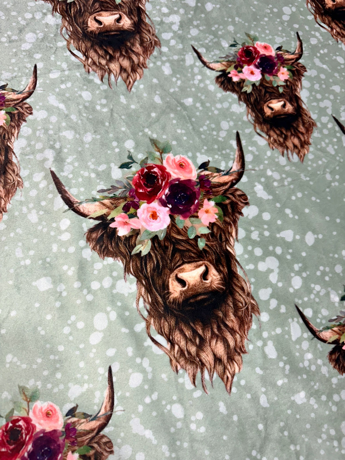 Highland Cows XL Crib Size
