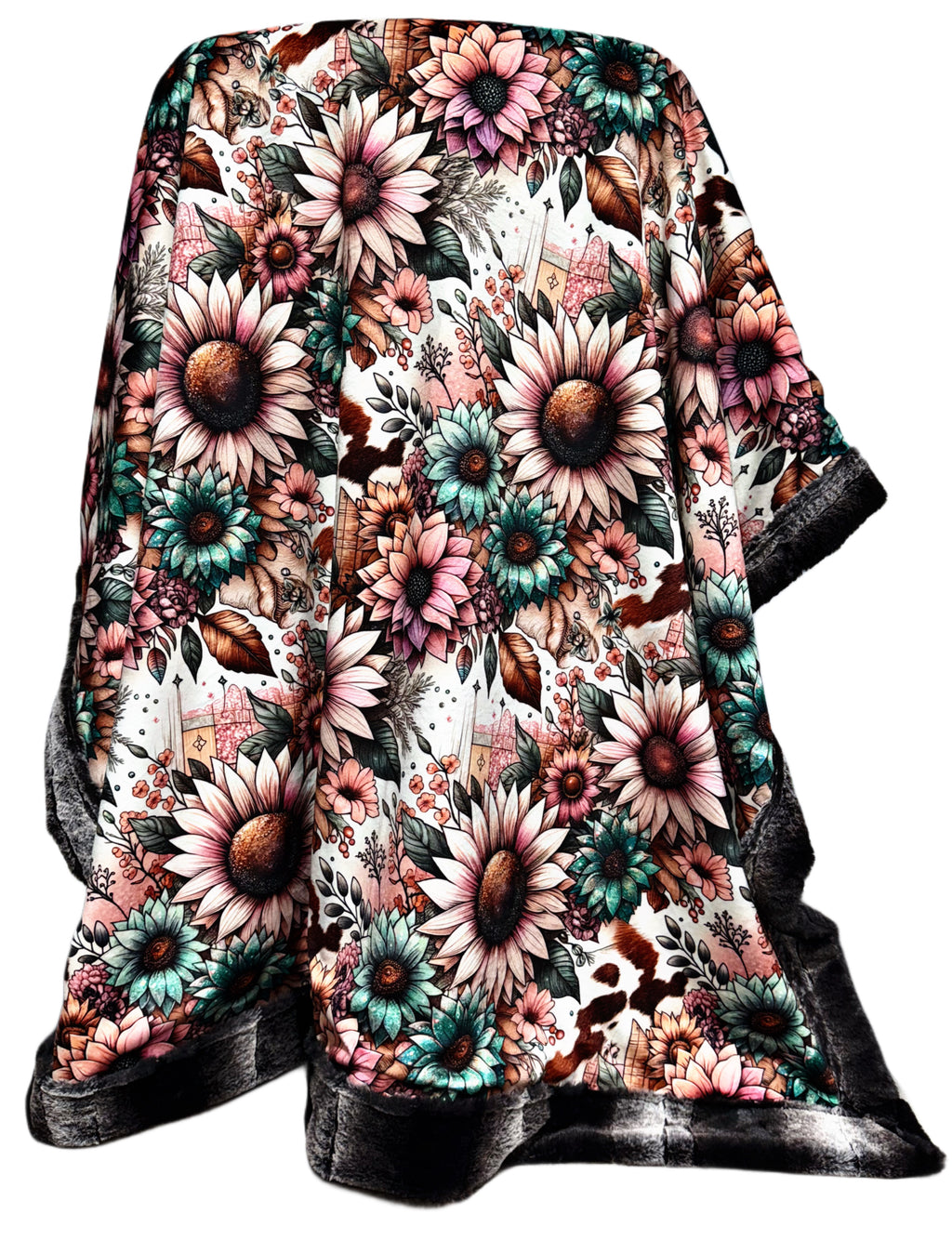 Cow Florals XL Adult Size