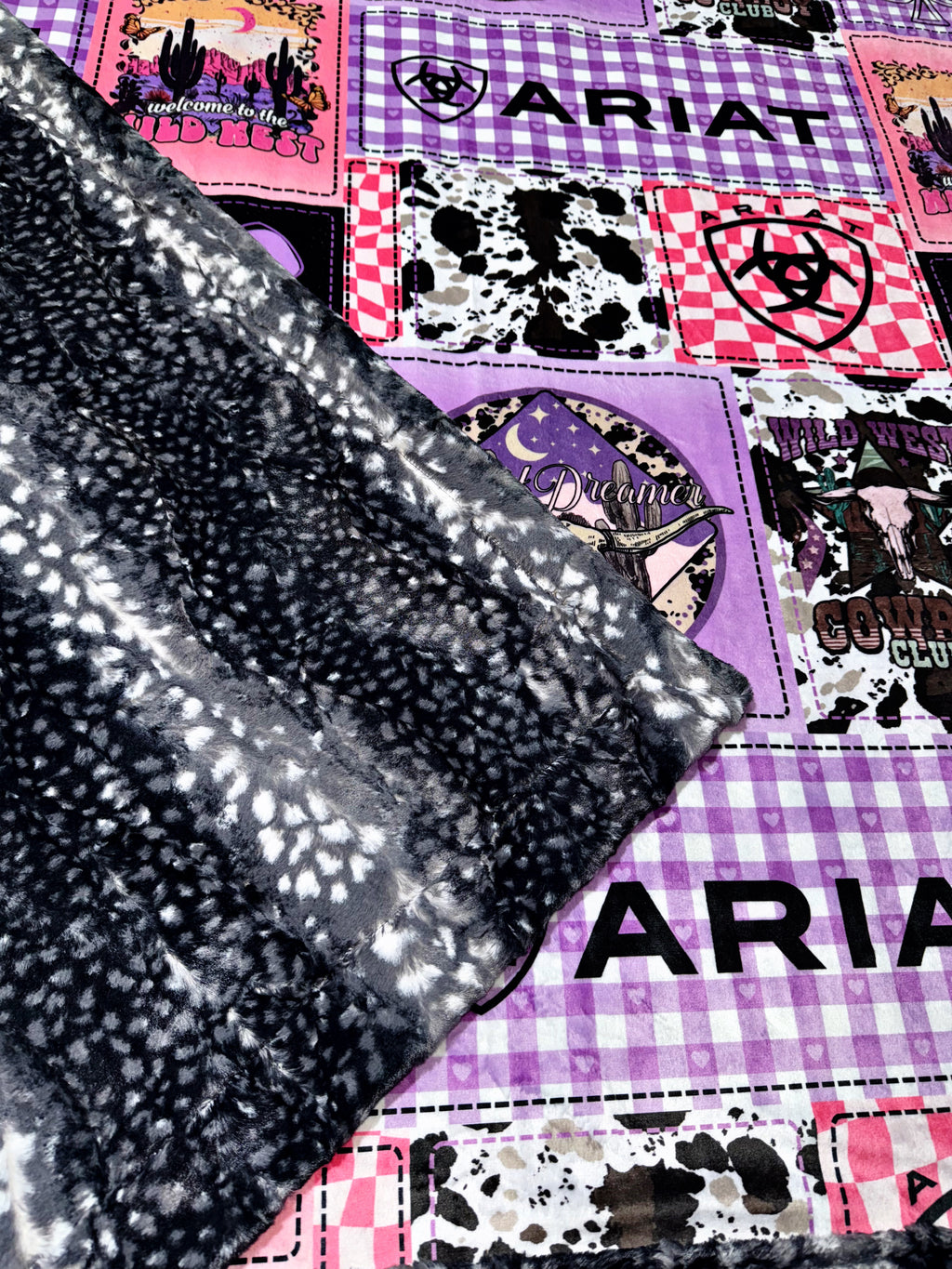 Purple Pink Western Adult Size