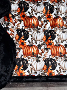 Fall Shimmer Beauty Pumpkins XL Adult Size