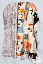 Load image into Gallery viewer, Navy + Blush Faux Quilt XXL Adult Size