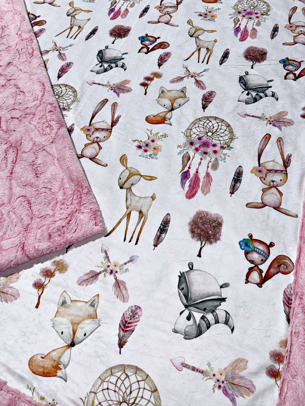 Woodland Princess Throw Size