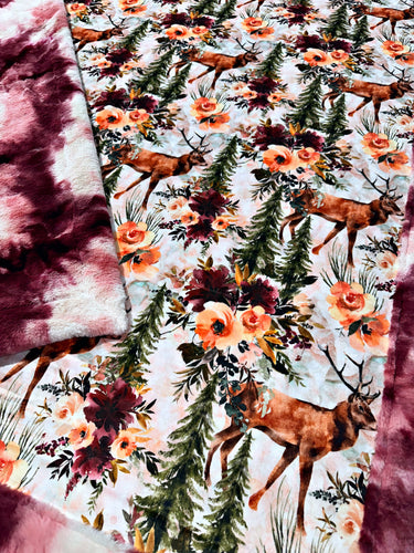 Extra Luxe Floral Stag Adult Size