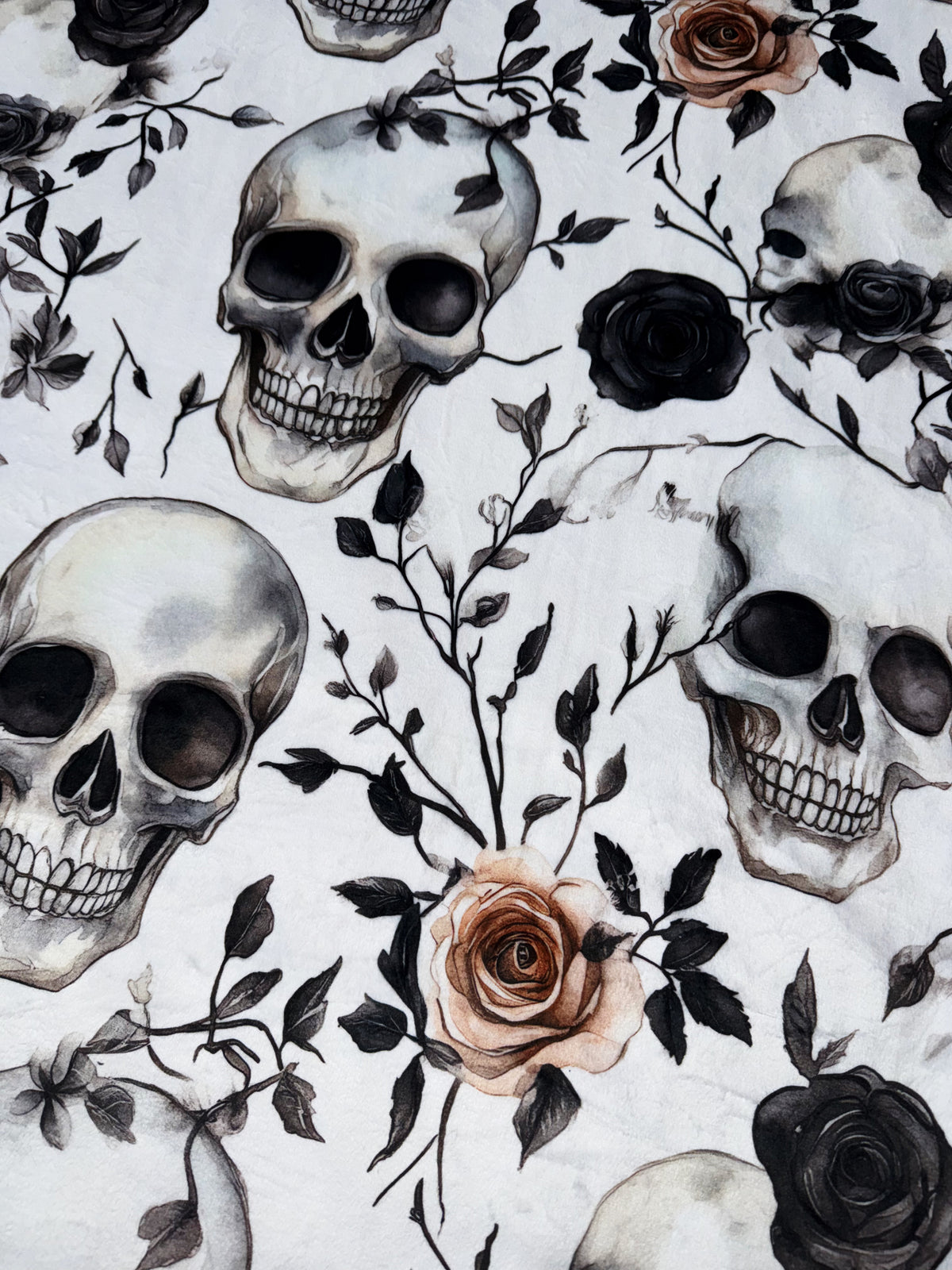 Floral Skulls XL Adult Size