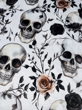 Load image into Gallery viewer, Floral Skulls XL Adult Size