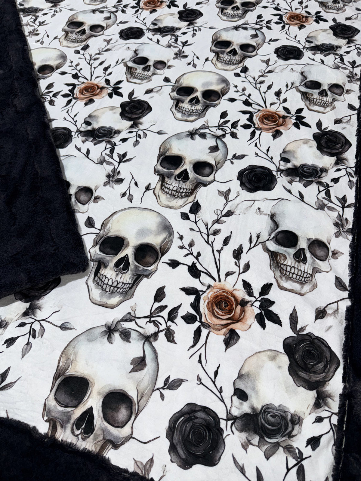 Floral Skulls XL Adult Size