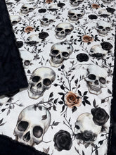 Load image into Gallery viewer, Floral Skulls XL Adult Size