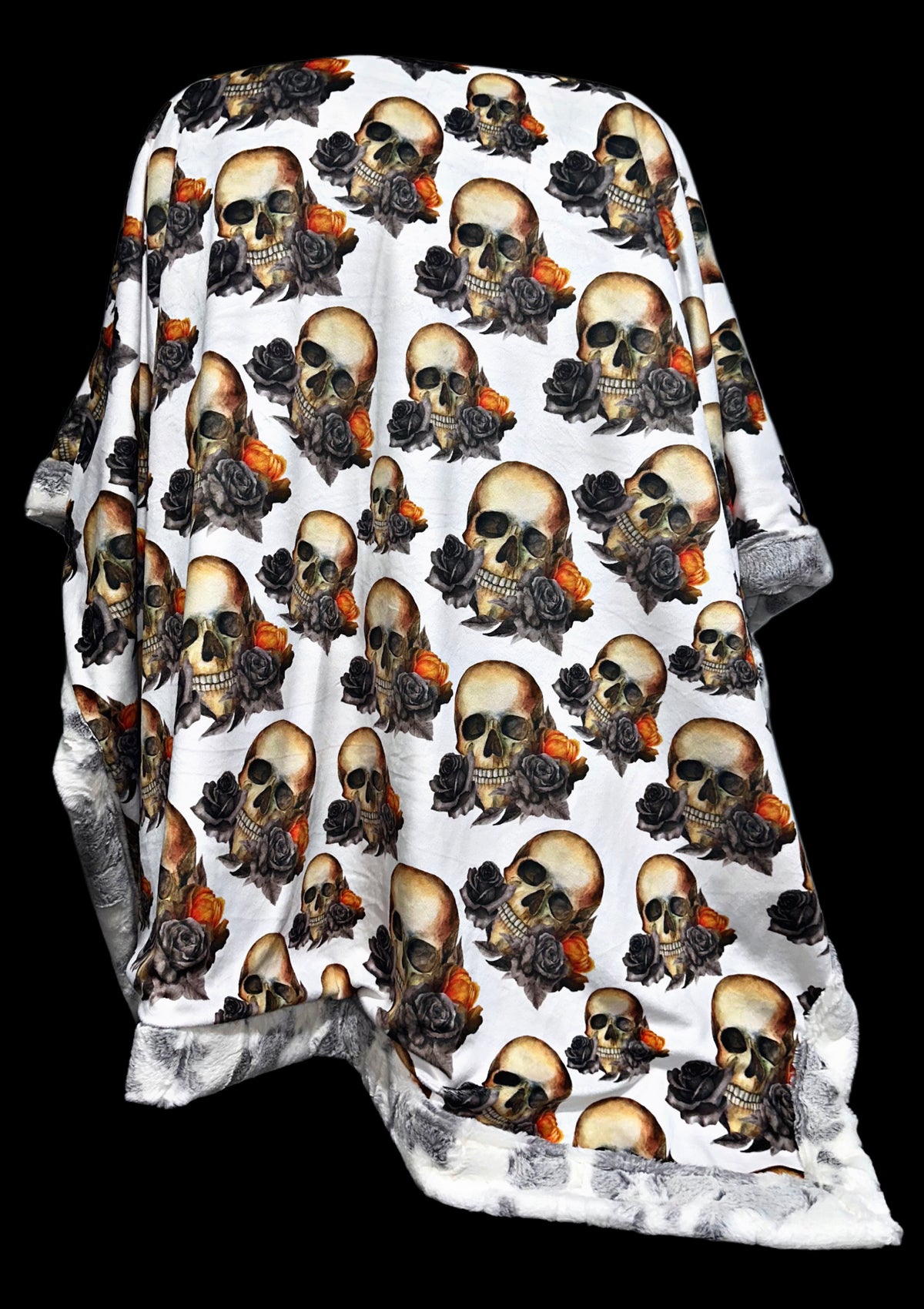 Floral Skulls XL Adult Size