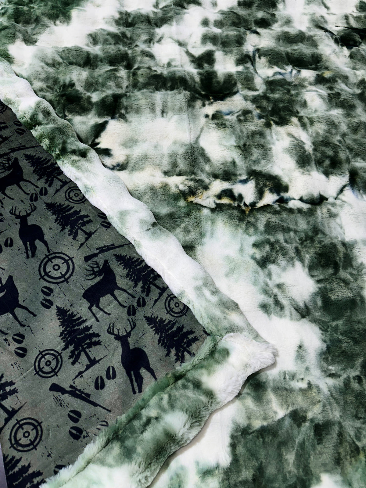 Extra Luxe Forest Powderpuff +Hunting XL Adult Size
