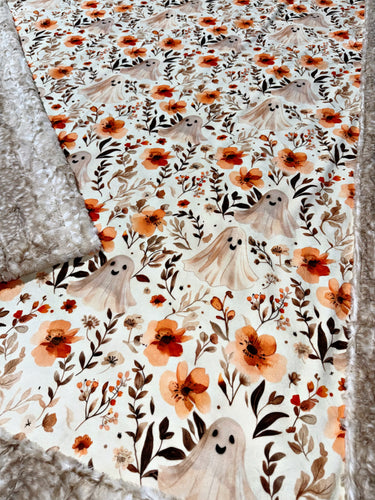 Pretty Floral Ghosts XL Adult Size