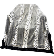 Load image into Gallery viewer, Extra luxe Gunmetal Alaskan Bunny + Black Poppy Xl Adult