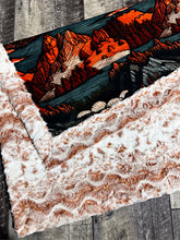 Load image into Gallery viewer, Embroidered Mountains Baby Size