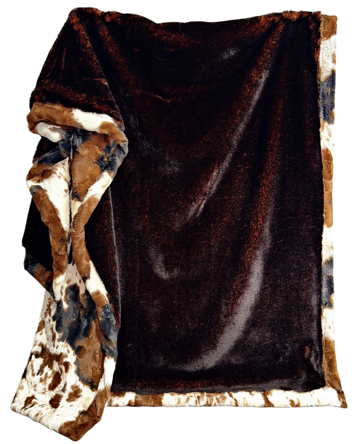 Extra Luxe Arctic Fox French Roast + Wild Pony Hide XL Adult Size