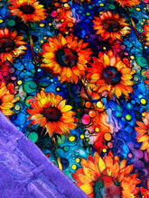 Load image into Gallery viewer, Watercolor Sunflowers XL Adult Size