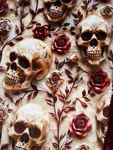 Rosewine Skulls XL Adult Size