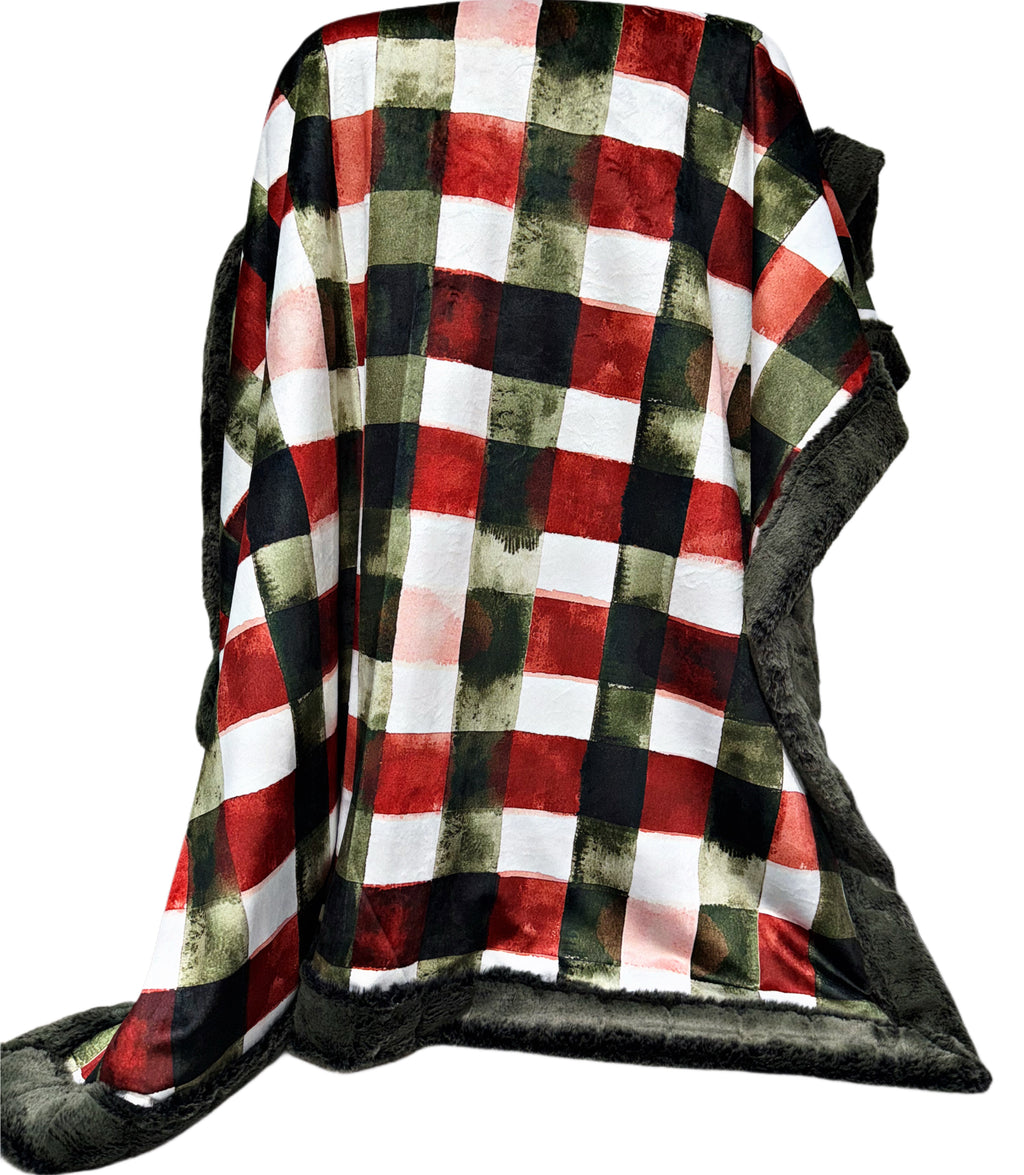 Extra Luxe Iced Sydney Pine + Plaid XL Adult Size