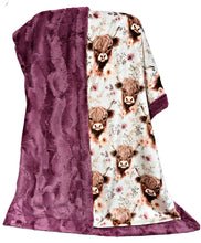 Load image into Gallery viewer, PREORDER Blush Highland Cows XL Adult Size