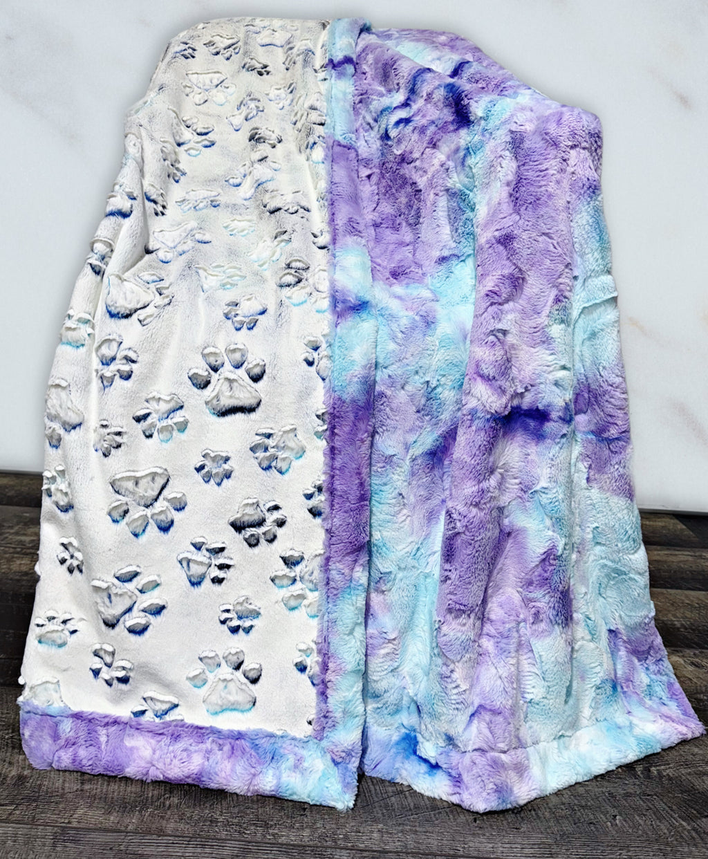 Prism Paws + Mermaid Sorbet Throw Size