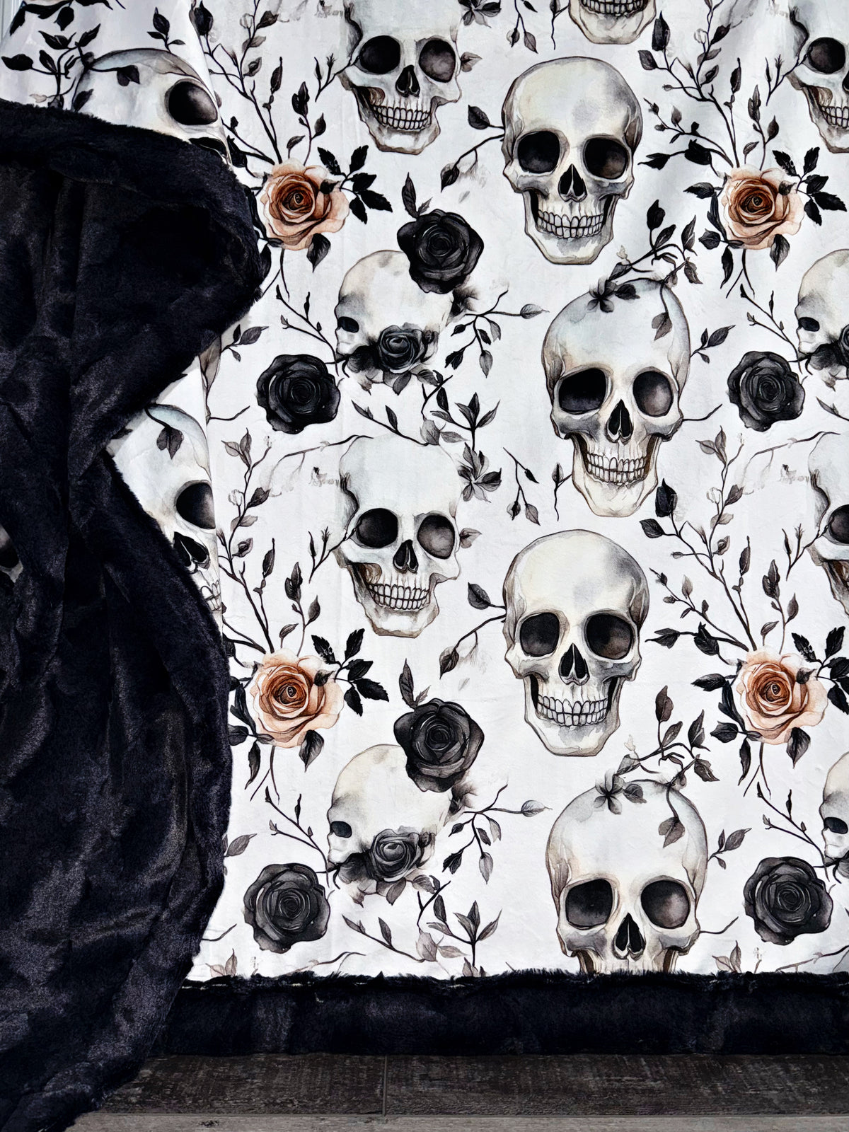 Floral Skulls XL Adult Size