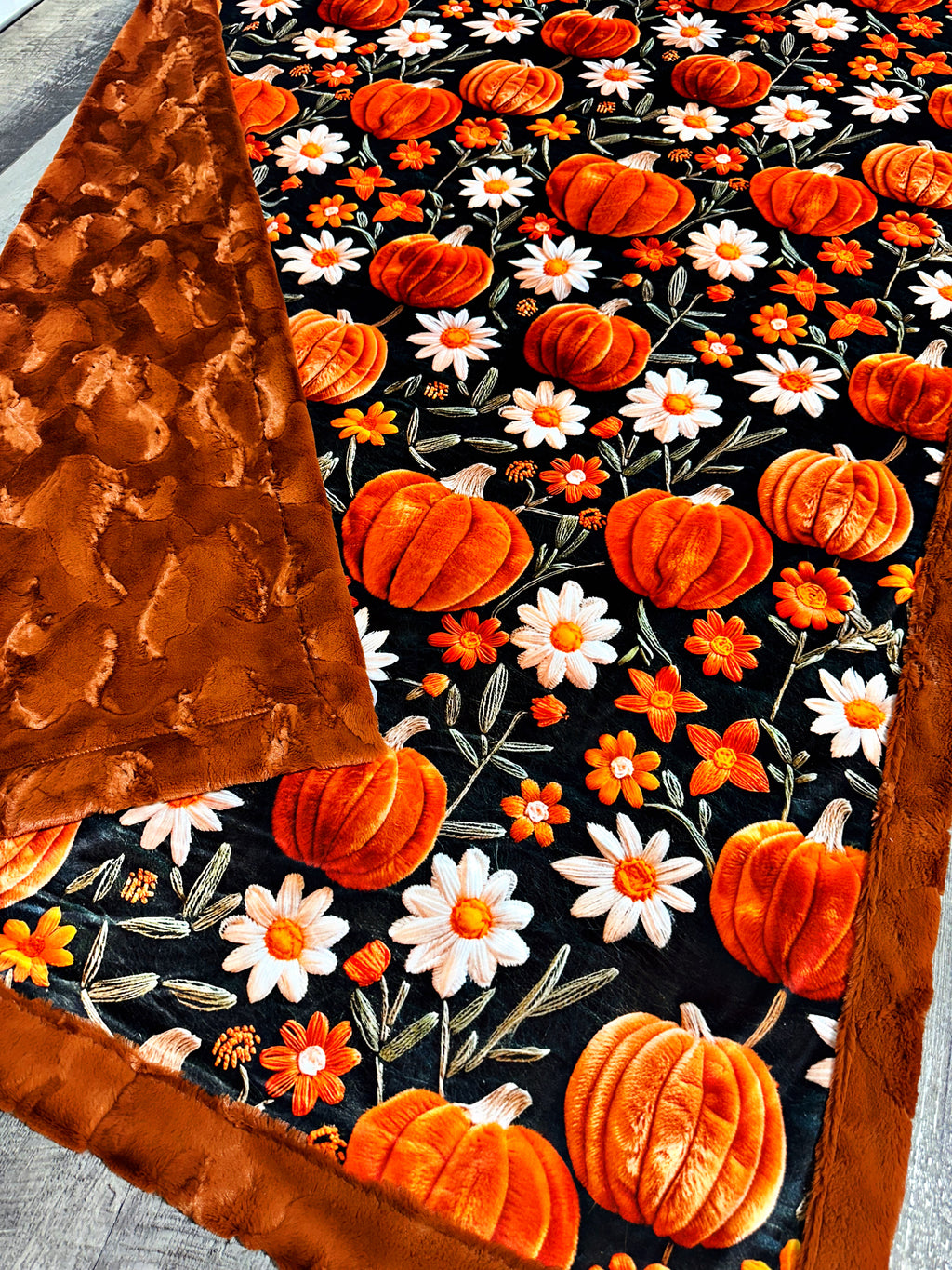 Velvet Pumpkins XL Adult Size