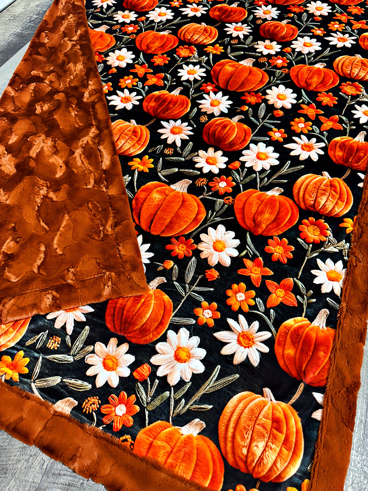 Velvet Pumpkins XL Adult Size