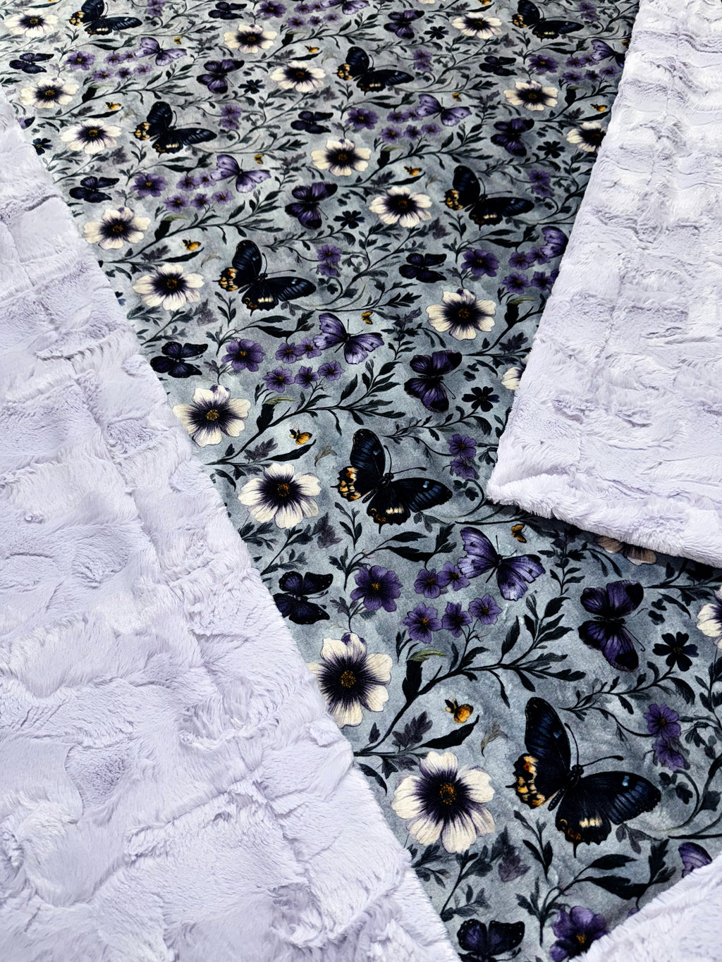 Violet Iris Butterflies XL Adult Size